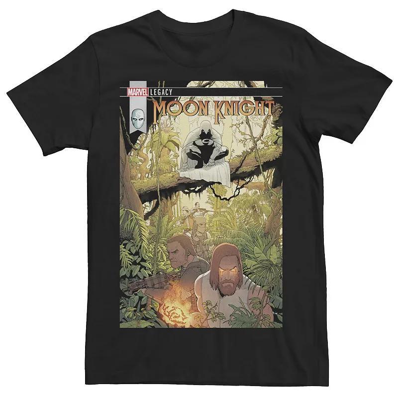 Men's Marvel Moon Knight Comic Cover Tee, Size: Large, Black Product Image