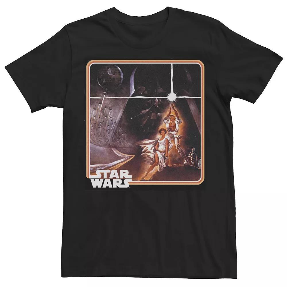 Men's Star Wars Retro A New Hope Tee, Size: XXL, Black Product Image