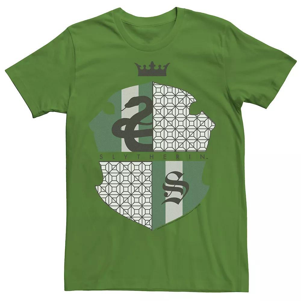 Men's Deathly Hallows 2 Slytherin Shield Tee, Size: XXL, Silver Product Image
