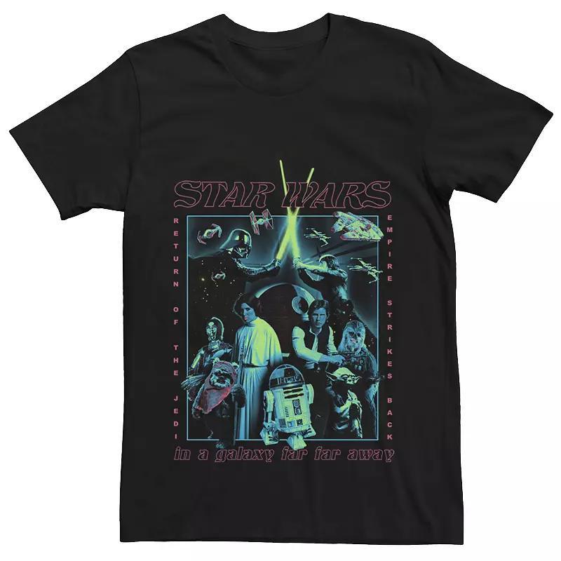 Men's Jurassic Park Keep Calm & Don't Move Graphic Tee, Size: XL, Navy Grey Product Image