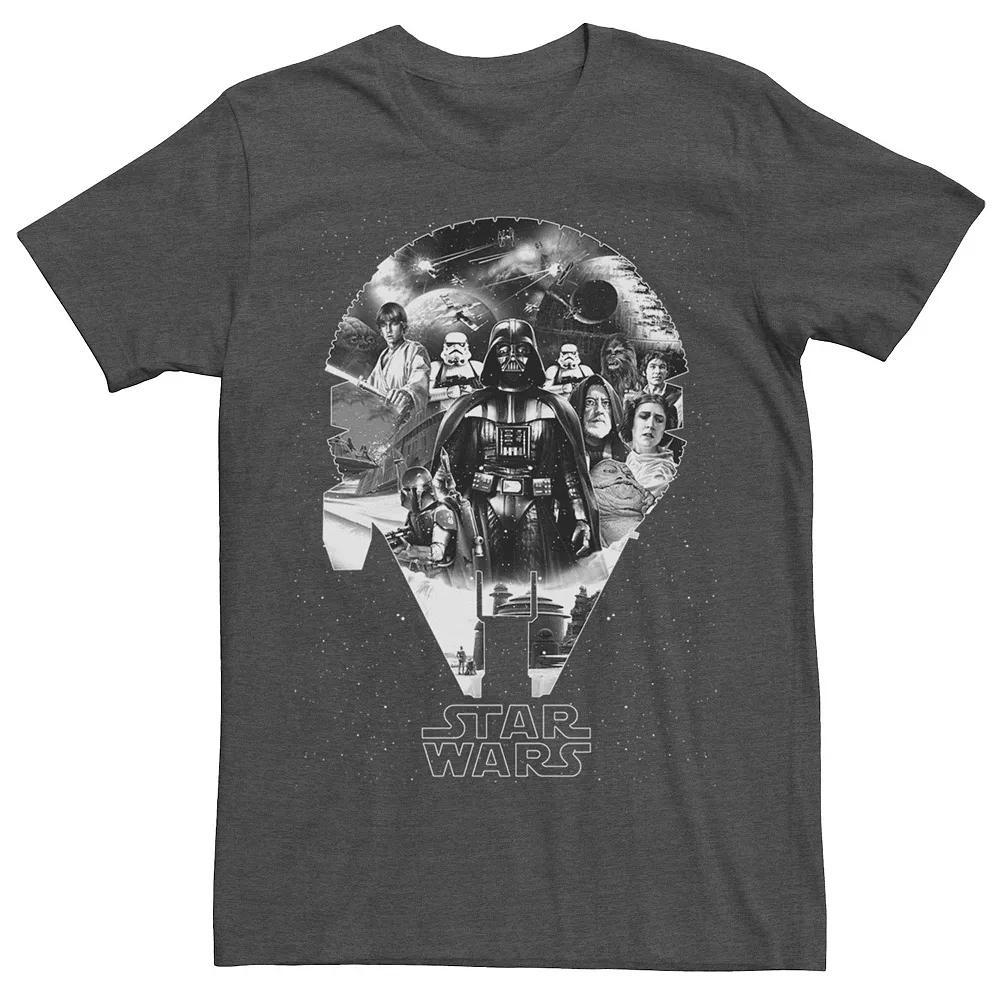 Men's Star Wars Millennium Falcon Graphic Tee, Size: XL, Grey Heather Product Image