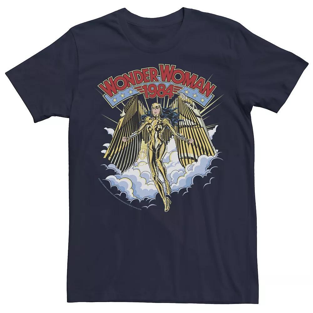 Big & Tall DC Comics Wonder Woman 1984 Gold Suit Clouds Portrait Tee, Men's, Size: LT, Blue Product Image