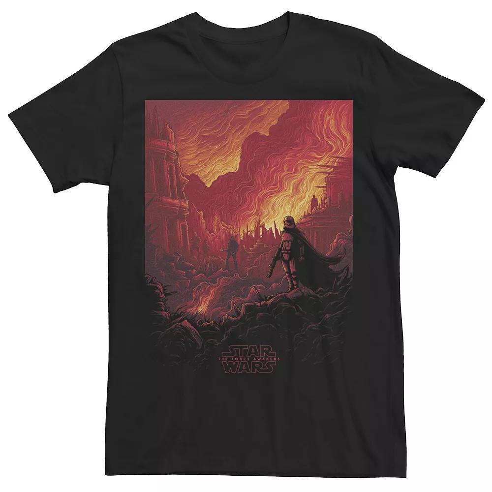 Disney's The Lion King Scar Men's Surrounded By Idiots Red Hue Tee, Size: XXL, Black Product Image