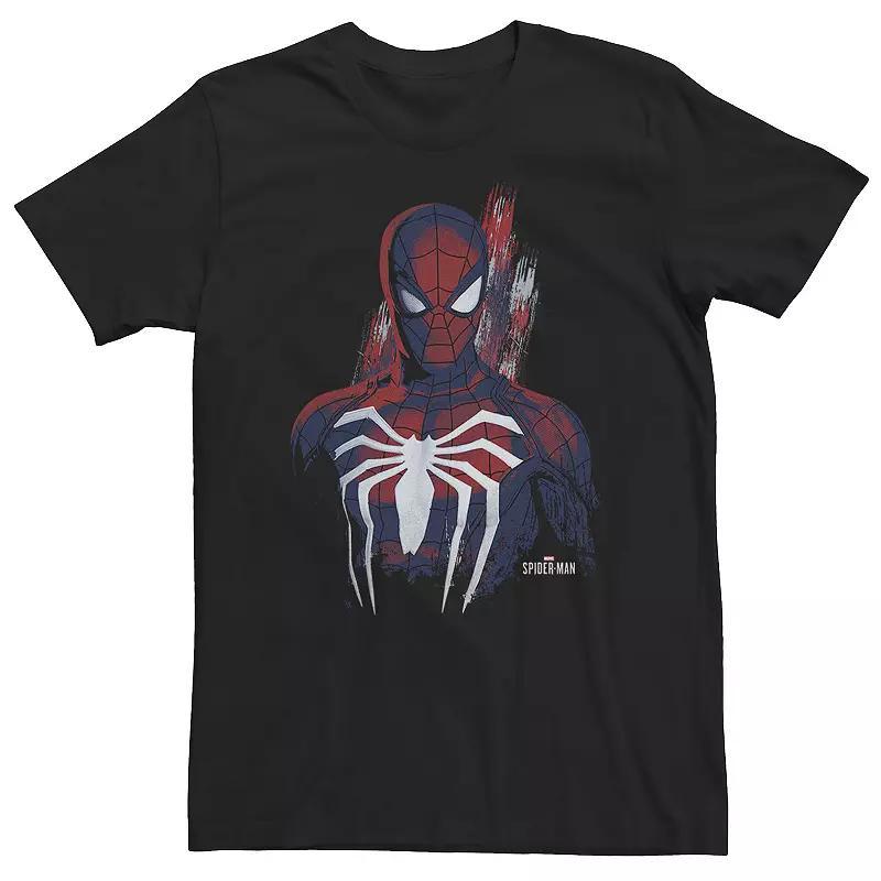 Big & Tall DC Comics Batman The Joker Panels Tee, Mens Navy Grey Product Image
