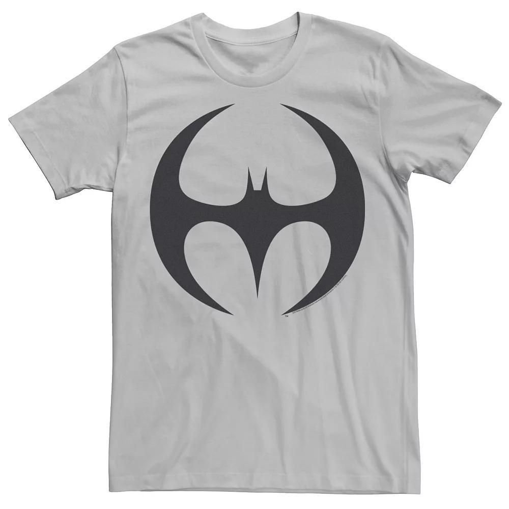 Men's DC Comics Slim Batman Chest Logo Tee, Size: XXL, Silver Product Image