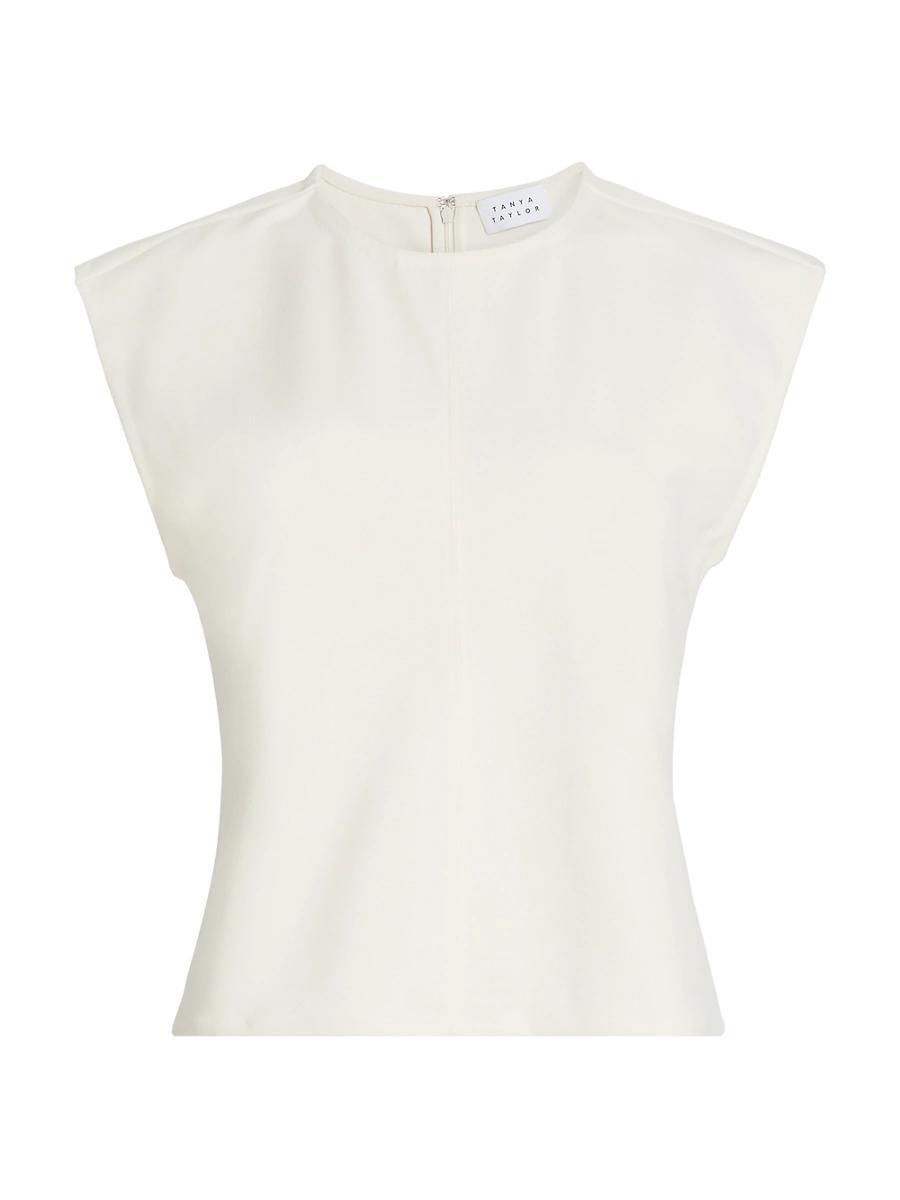 Womens Rosalind Scuba Crepe Top Product Image