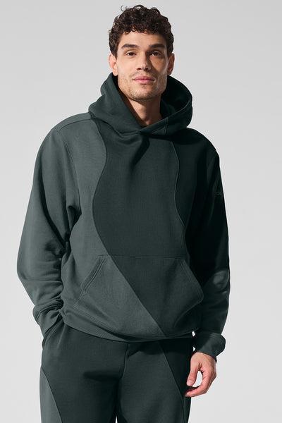 Make Waves Hoodie - Charcoal Green Tonal Product Image