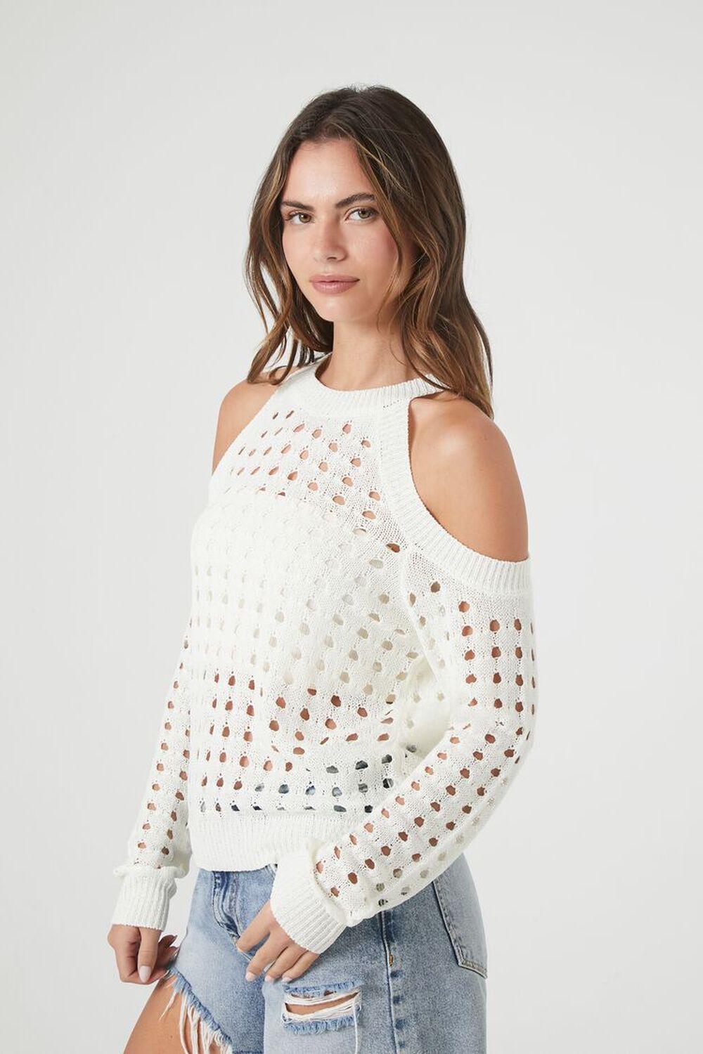Open-Shoulder Sweater Top | Forever 21 Product Image