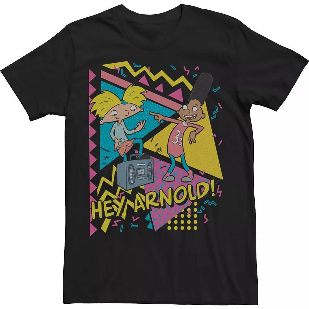 Big & Tall Hey Arnold Tee, Men's, Size: Large Tall, Black Product Image