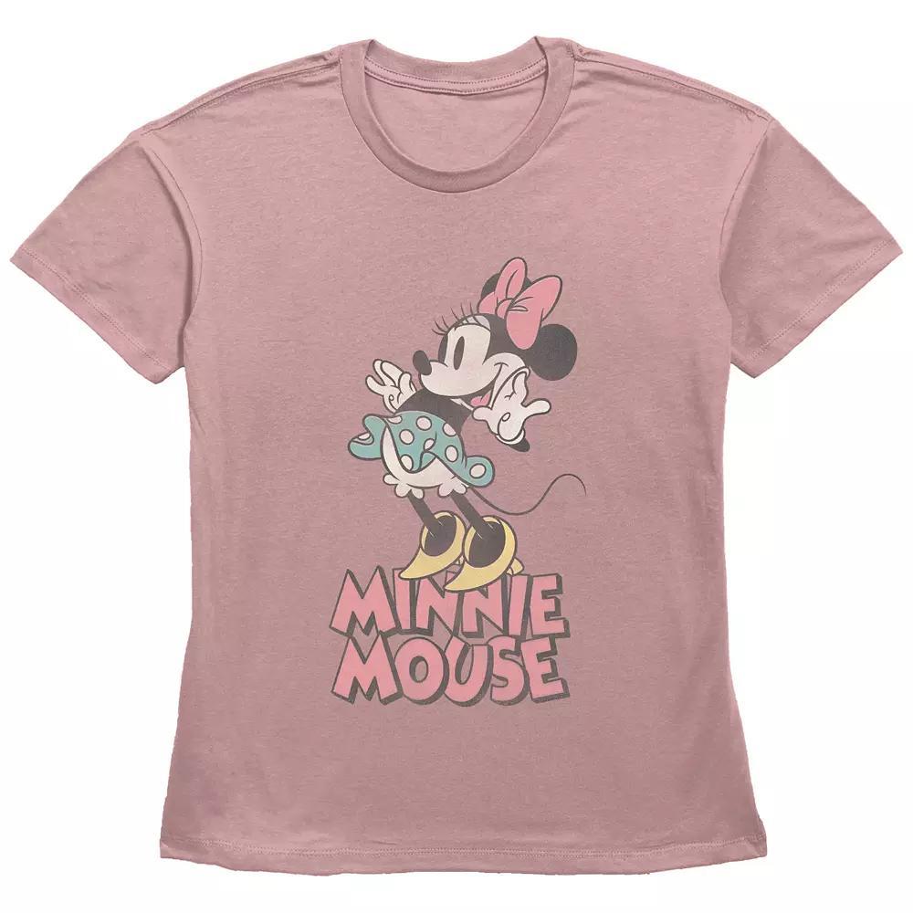 Disneys Minnie Mouse Classic Pose Womens Graphic Tee Product Image