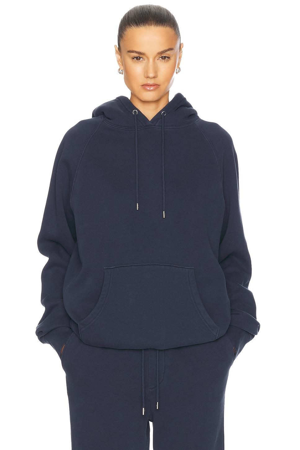 WAO The Pullover Hoodie in Navy. - size S (also in L, M, XS) Product Image