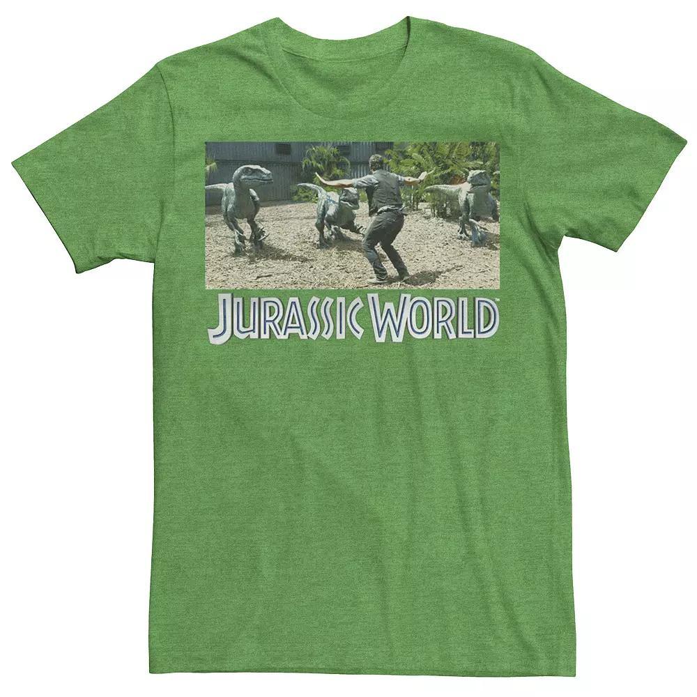 Mens Jurassic World Owen Raptor Pack Trainer Graphic Tee Product Image