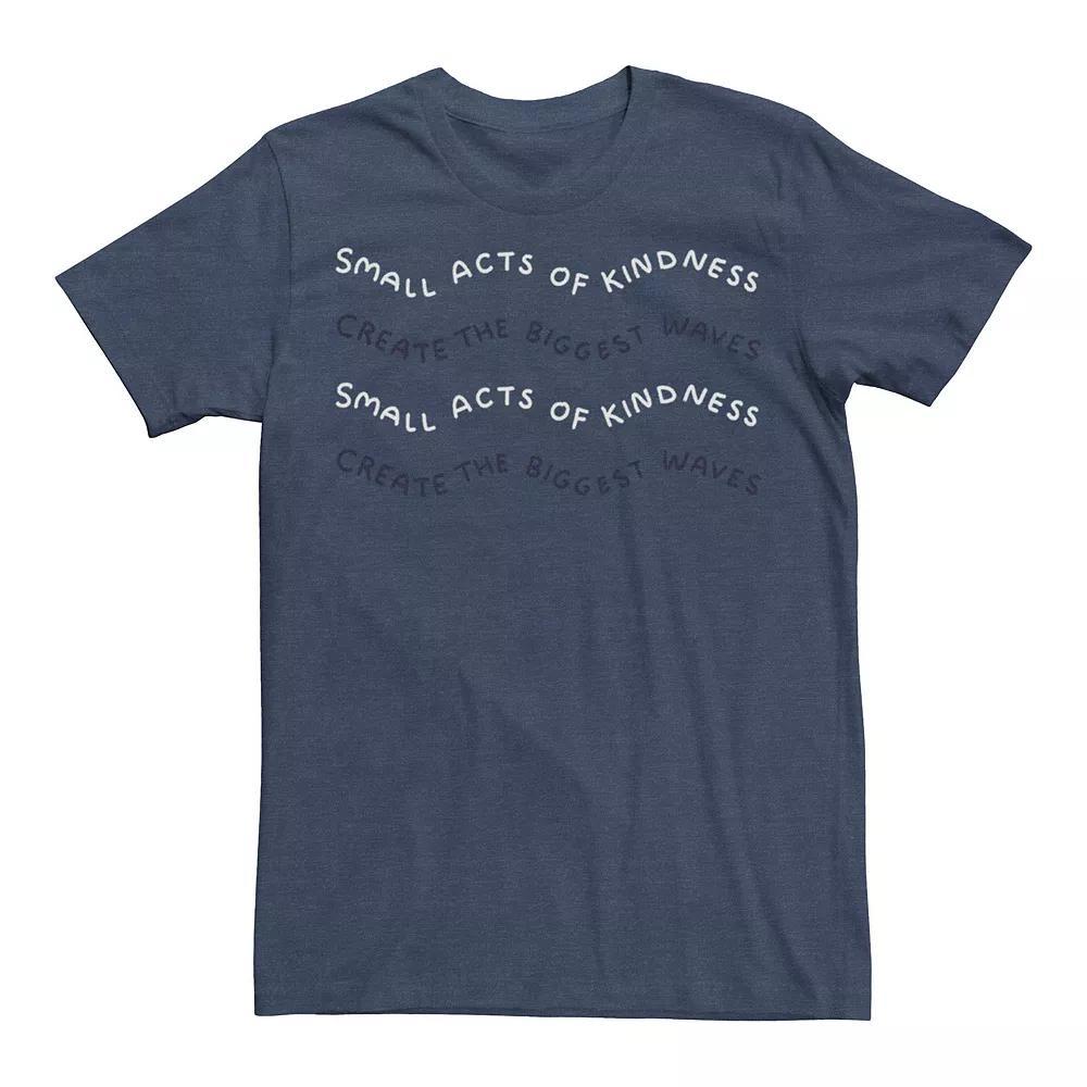 Men's Small Acts of Kindness Tee, Size: XS, Navy Grey Product Image