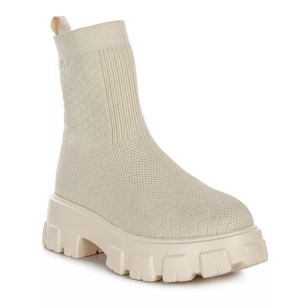 London Rag Mallow Women's Ankle Boots, Size: 10, Beige Product Image