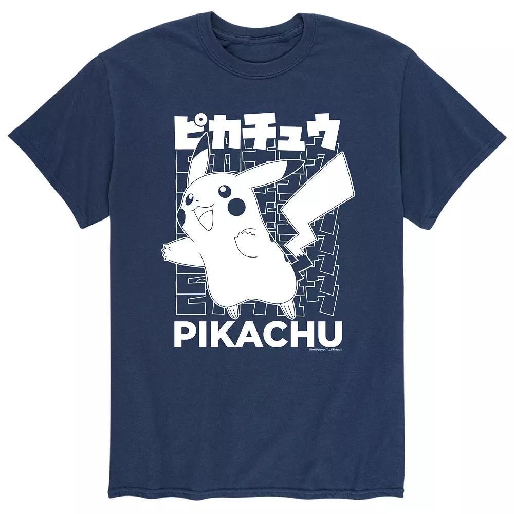 Mens Pokemon Pikachu Kanji Tee Product Image