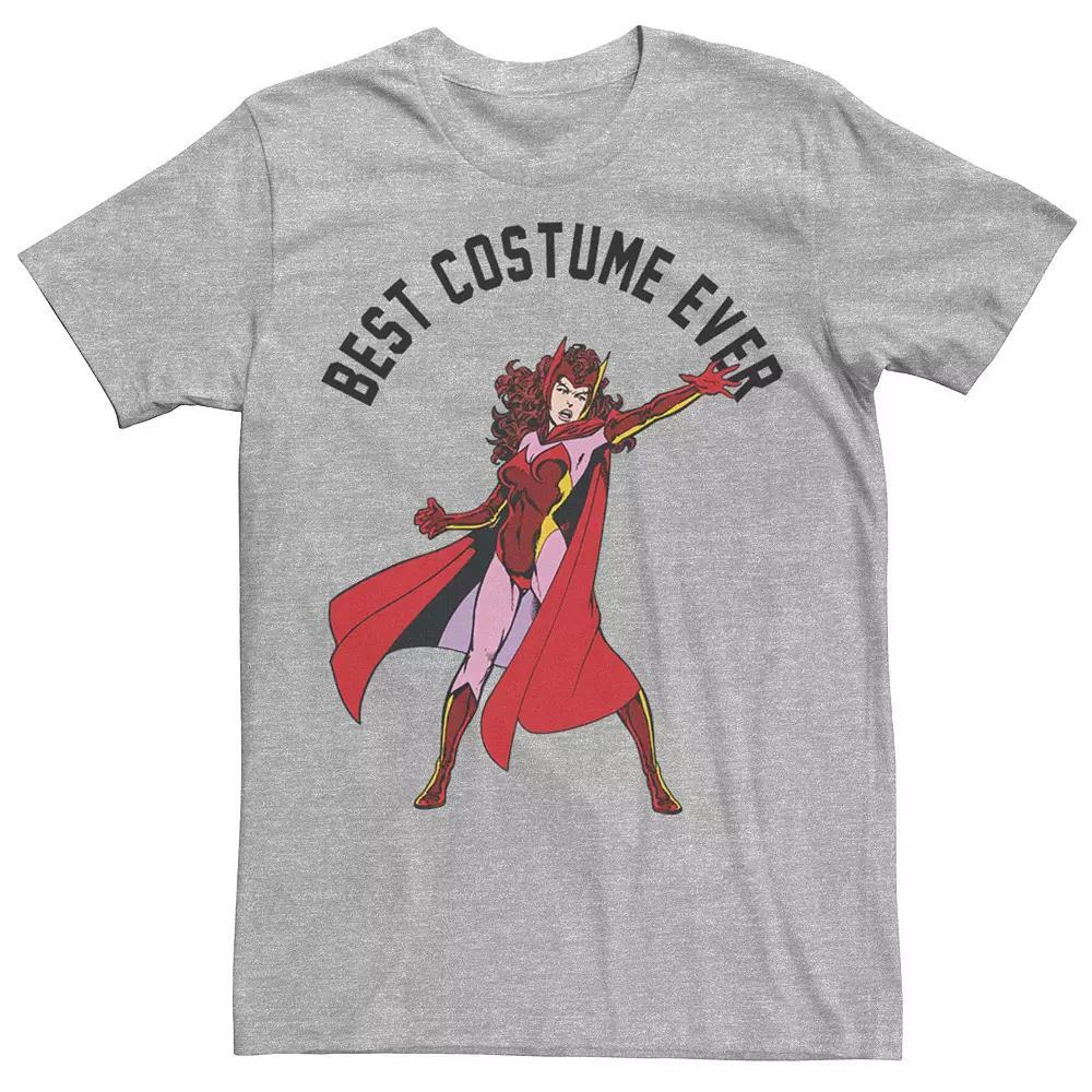 Men's Marvel Scarlet Witch Best Costume Ever Portrait Graphic Tee, Size: Small, Athletic Grey Product Image