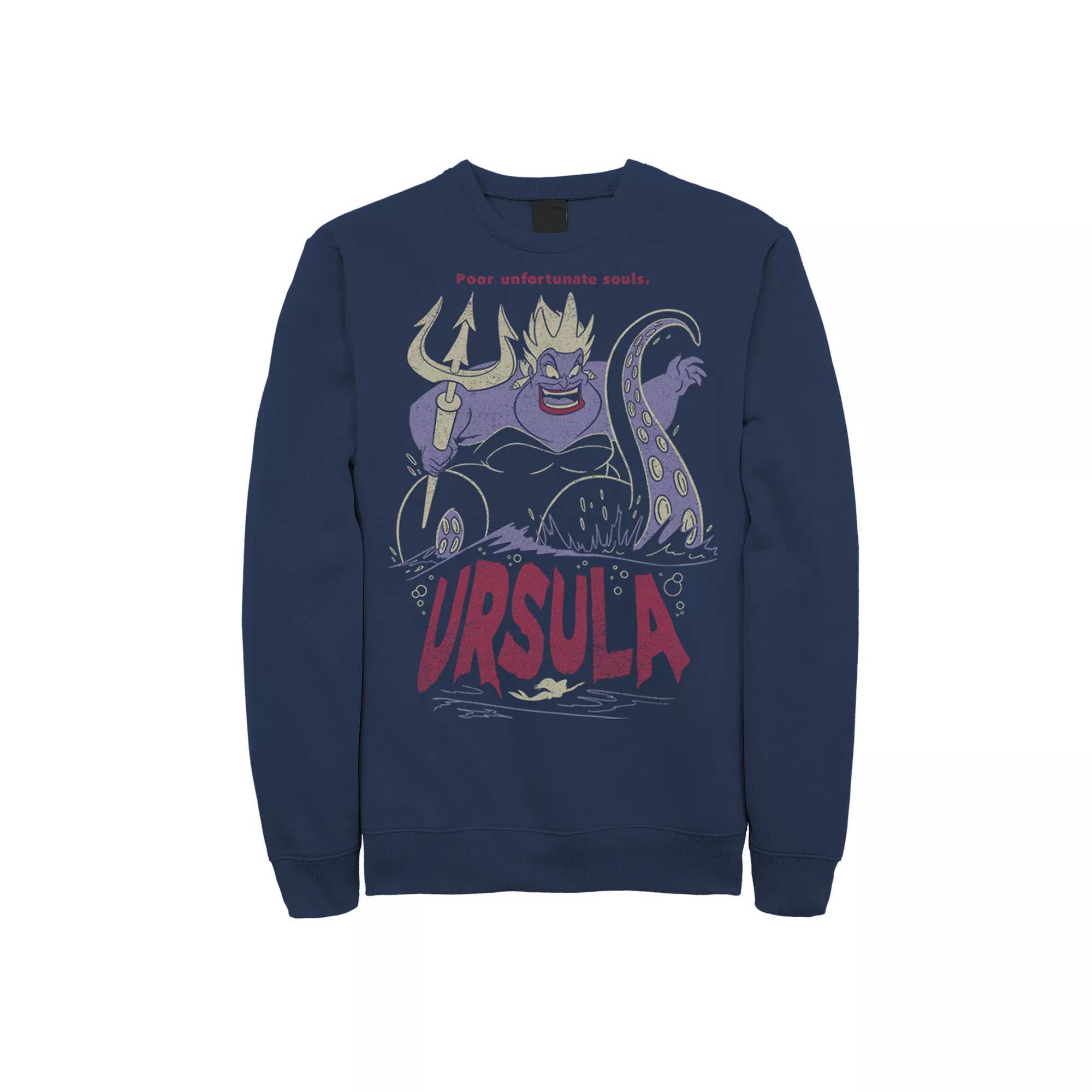 Disney's The Little Mermaid Ursula Men's Sweatshirt, Size: Small, Black Product Image