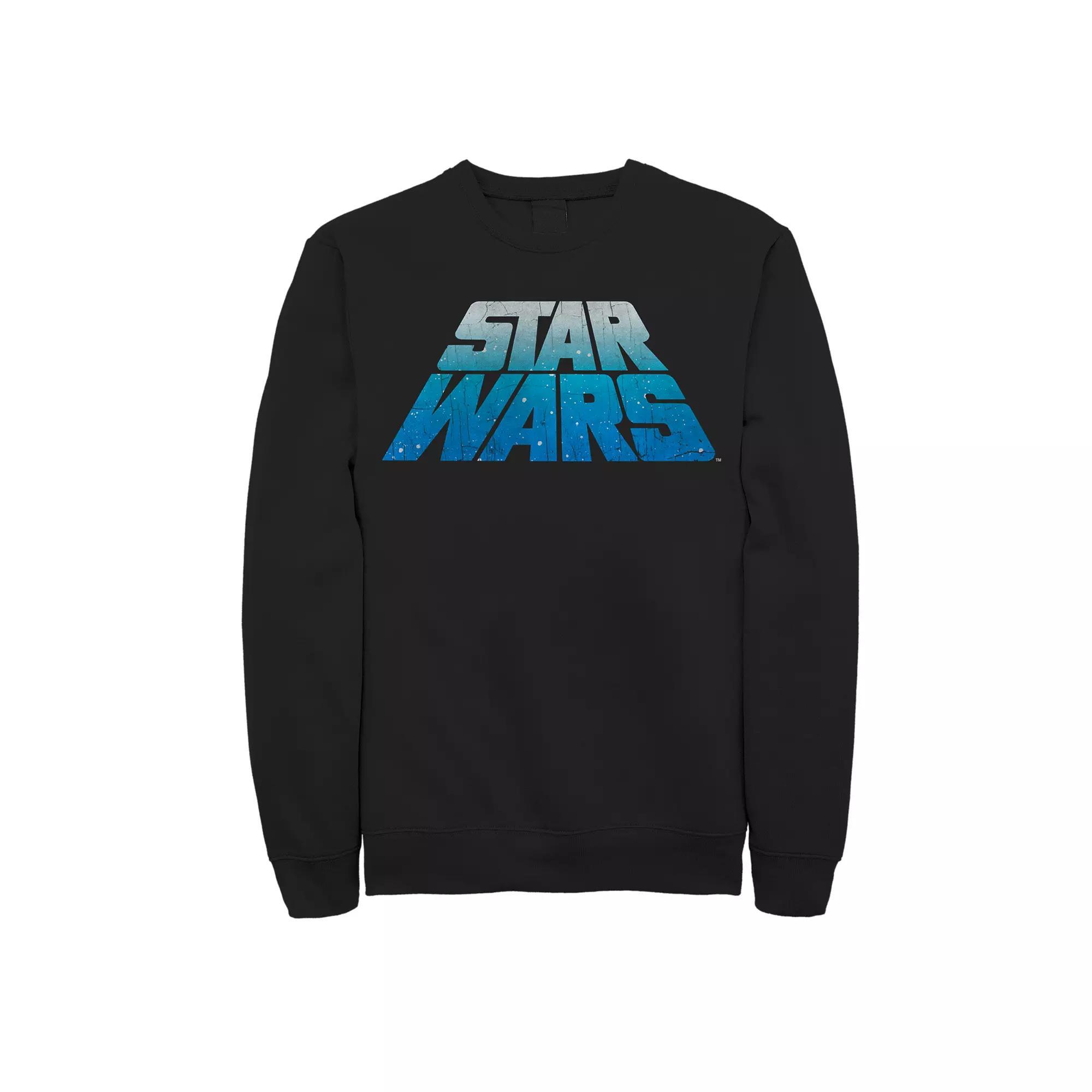 Mens DC Comics Batman Geometric Classic Logo Sweatshirt Blue Product Image