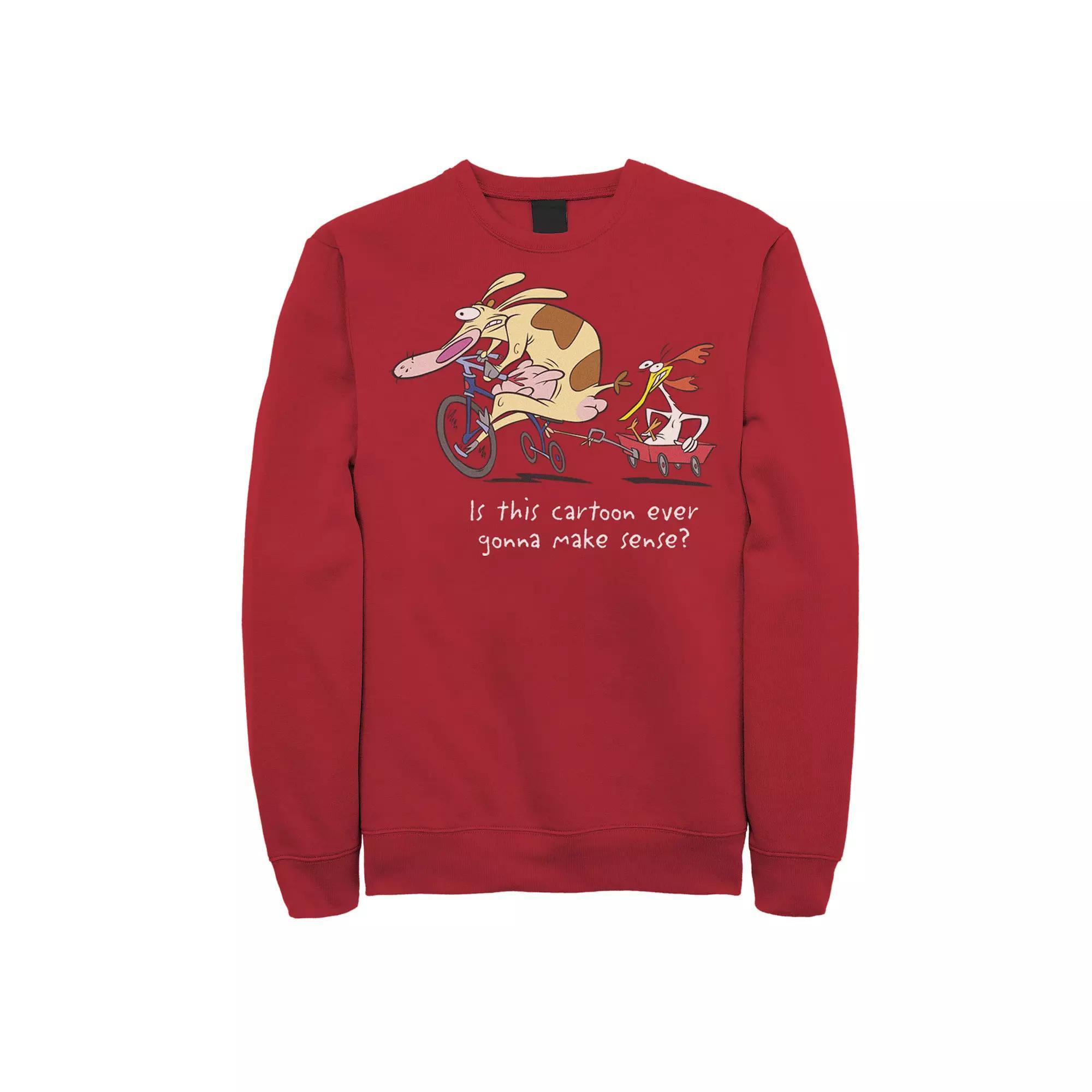Men's Nickelodeon The Wild Thornberrys Family RV Logo Sweatshirt, Size: Medium, Blue Product Image