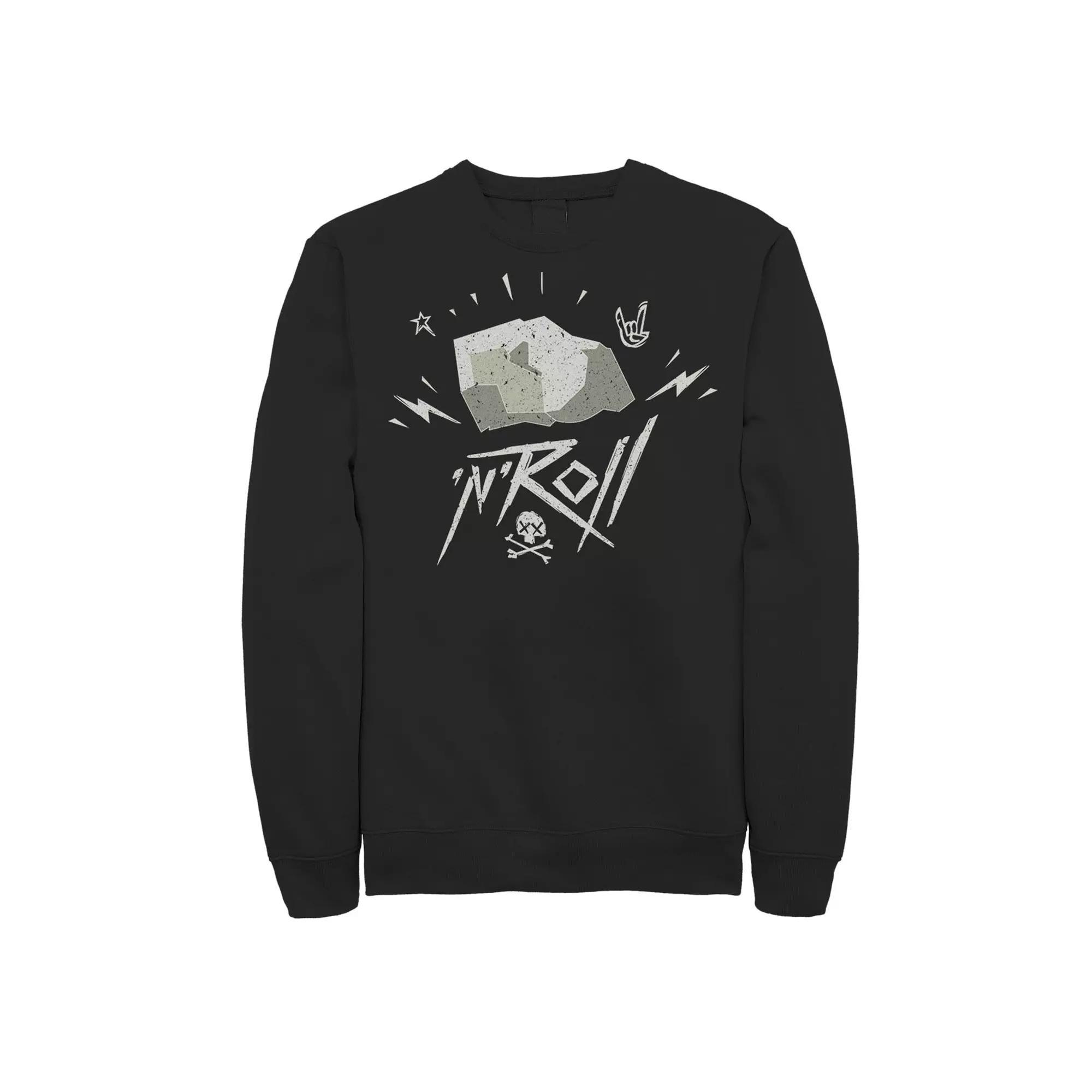 Mens DC Comics Batman Geometric Classic Logo Sweatshirt Blue Product Image