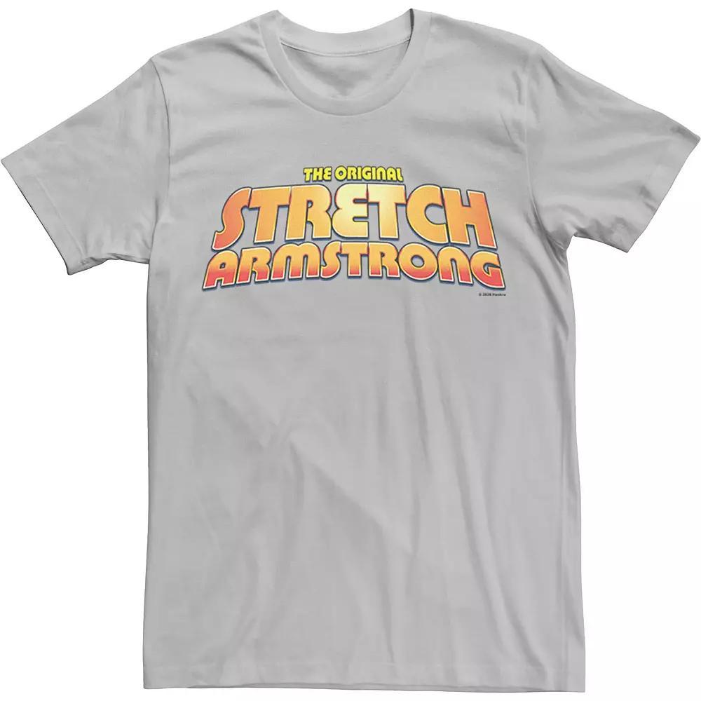 Men's Stretch Armstrong Gradient Logo Tee, Size: Small, Silver Product Image
