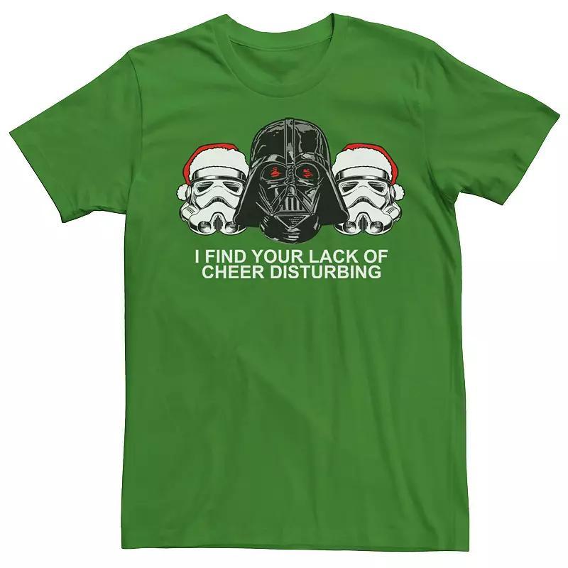 Men's Star Wars Vader Trooper Lack Of Cheer Disturbing Tee, Size: XL, Grey Product Image