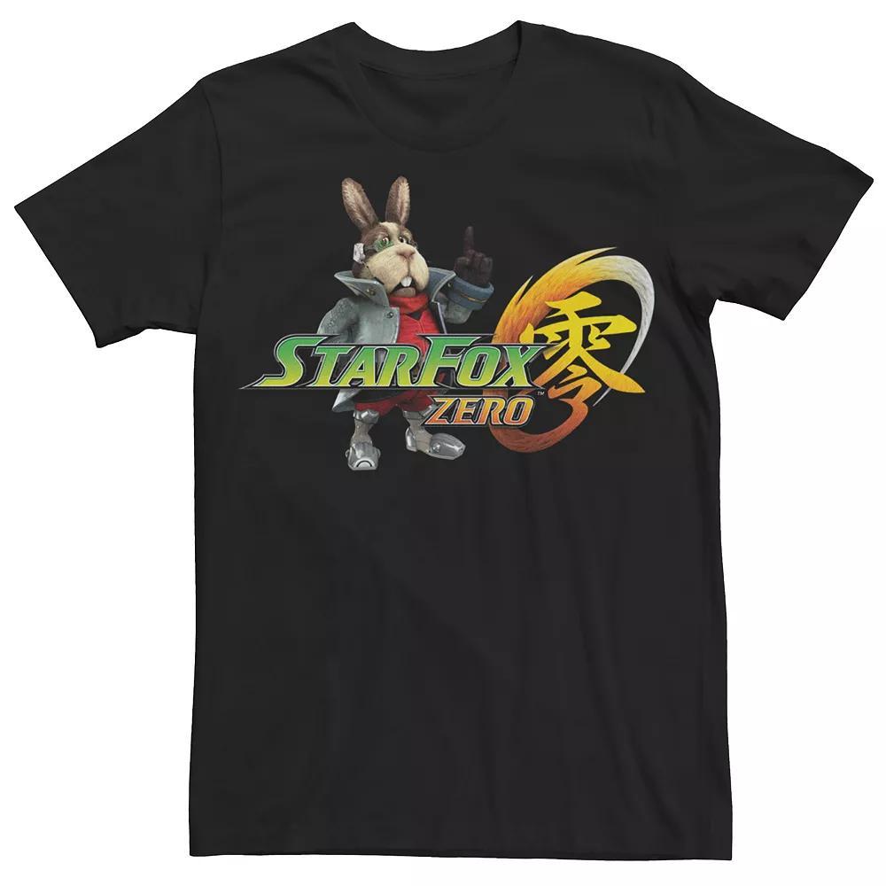 Men's Star Fox Zero Logo Peppy Tee, Size: XXL, Black Product Image