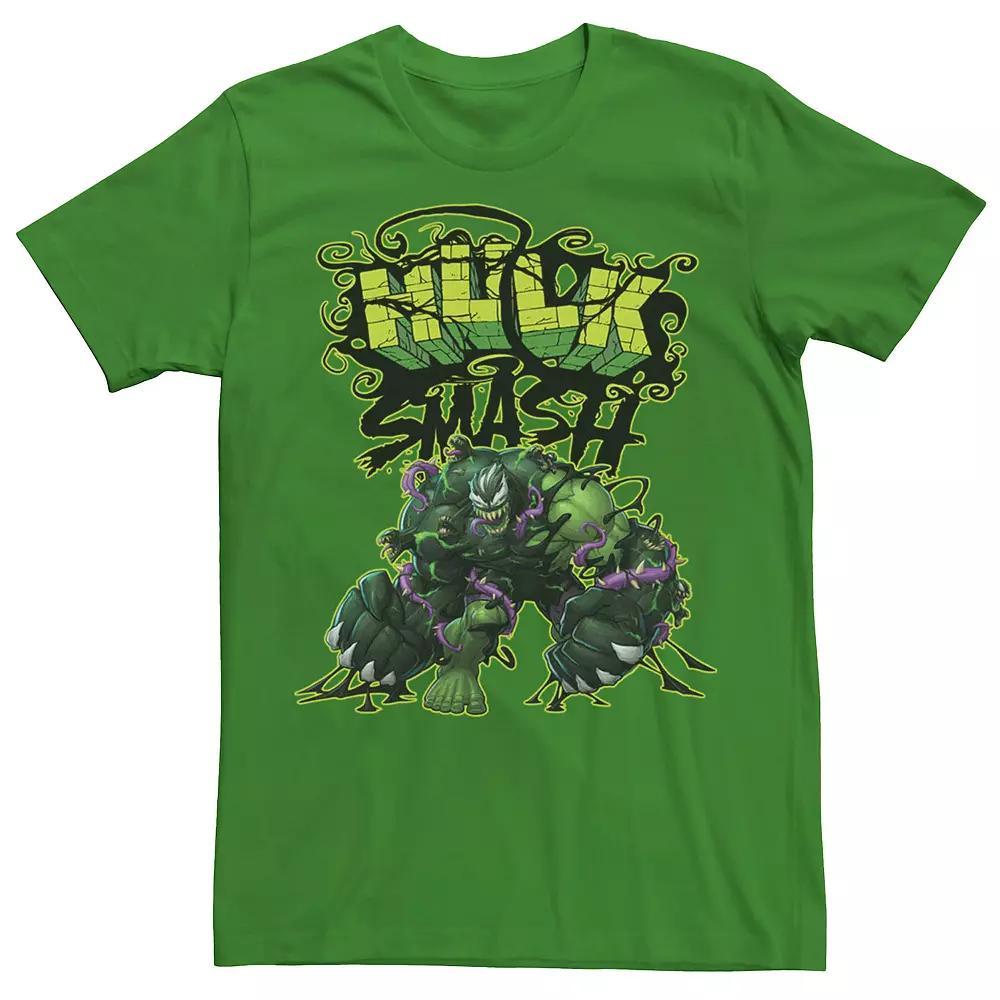 Men's Marvel Hulk Venom Smash Portrait Tee, Size: 3XL, Kelly Product Image