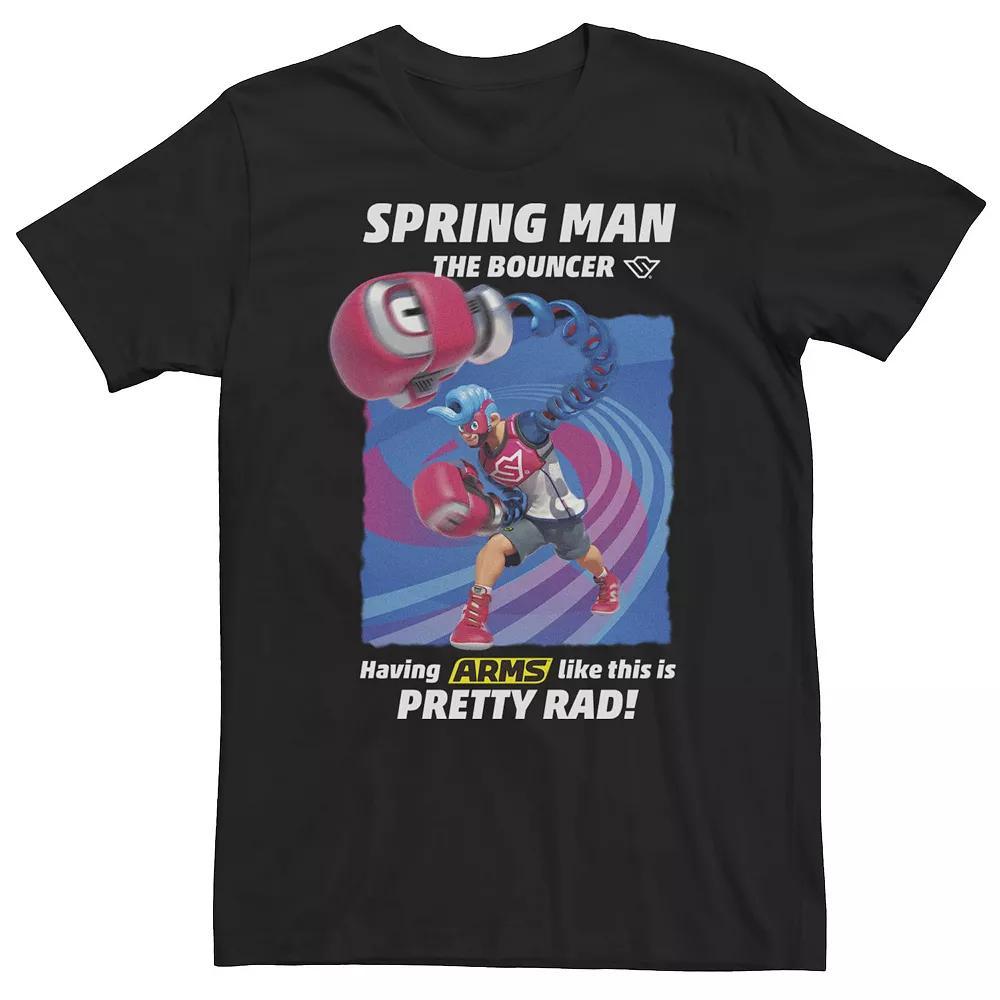 Big & Tall Arms Spring Man The Bouncer Poster Tee, Men's, Size: 5XL, Black Product Image
