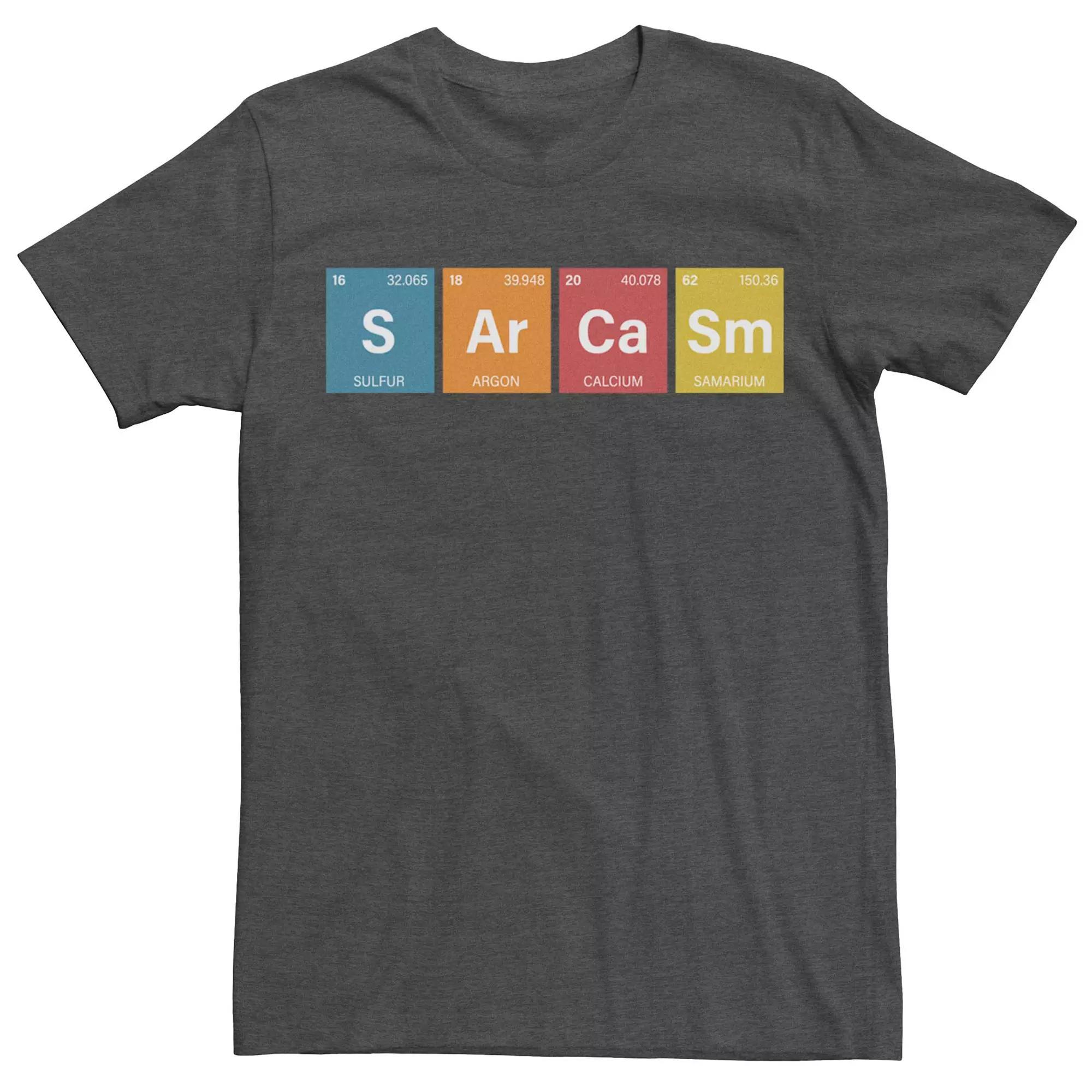 Men's Elemental Sarcasm Tee, Size: Large, Grey Heather Product Image