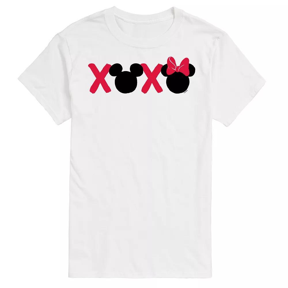Disneys Mickey & Minnie Mouse XOXO Mens Graphic Tee Product Image