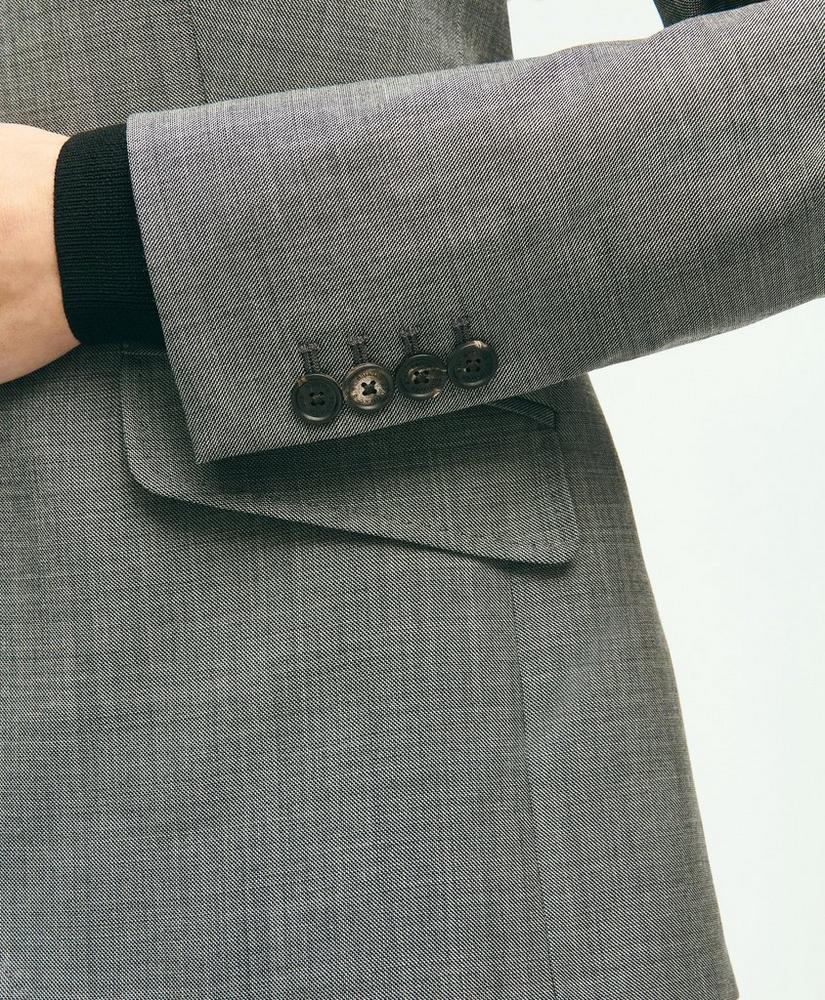 Stretch Wool Twill 2-Button Sharkskin Jacket Product Image