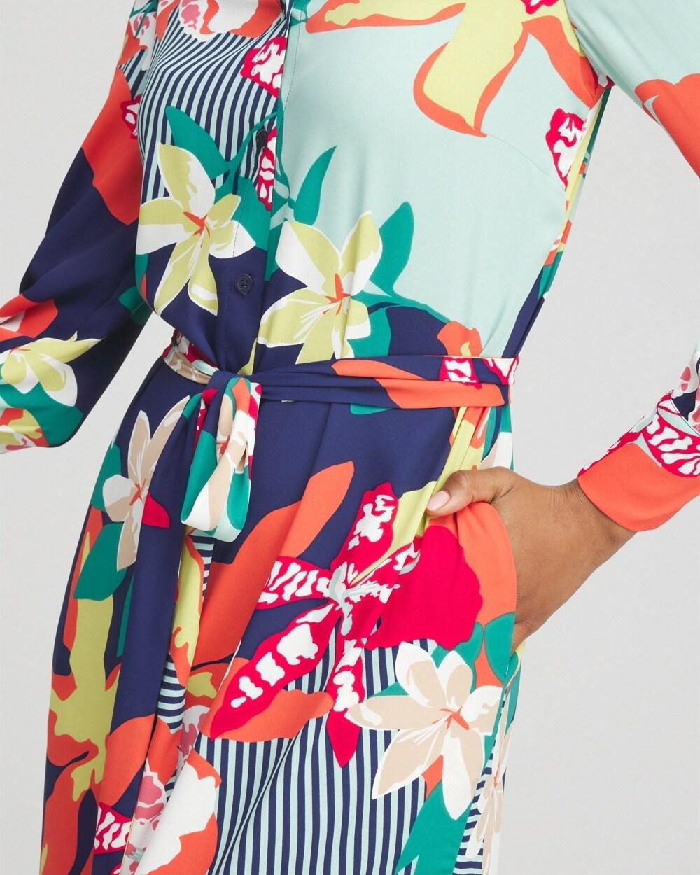 Floral Maxi Shirt Dress Product Image