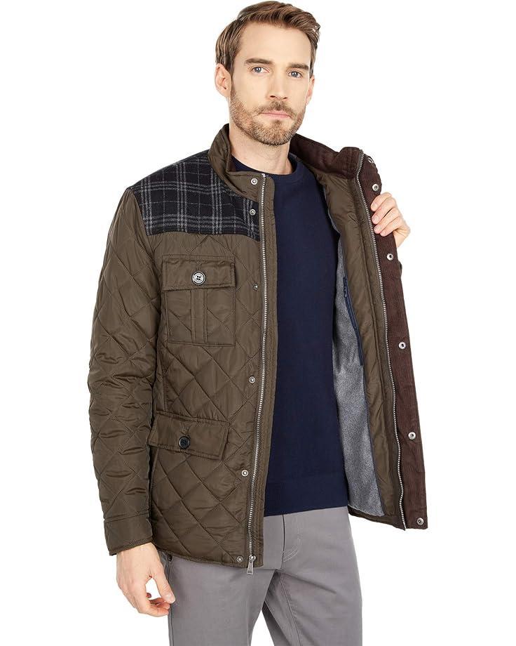 28" Tonal Mix Media Diamond with Faux Sherpa Lining Product Image