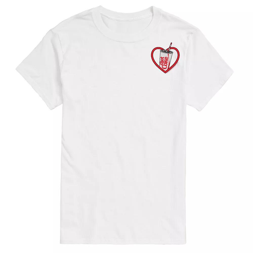 Mens Diet Coke Heart Graphic Tee Product Image