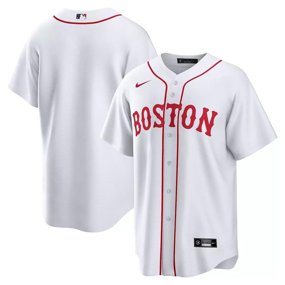 Men's Nike White Boston Red Sox Alternate Replica Team Jersey, Size: 2XL Product Image