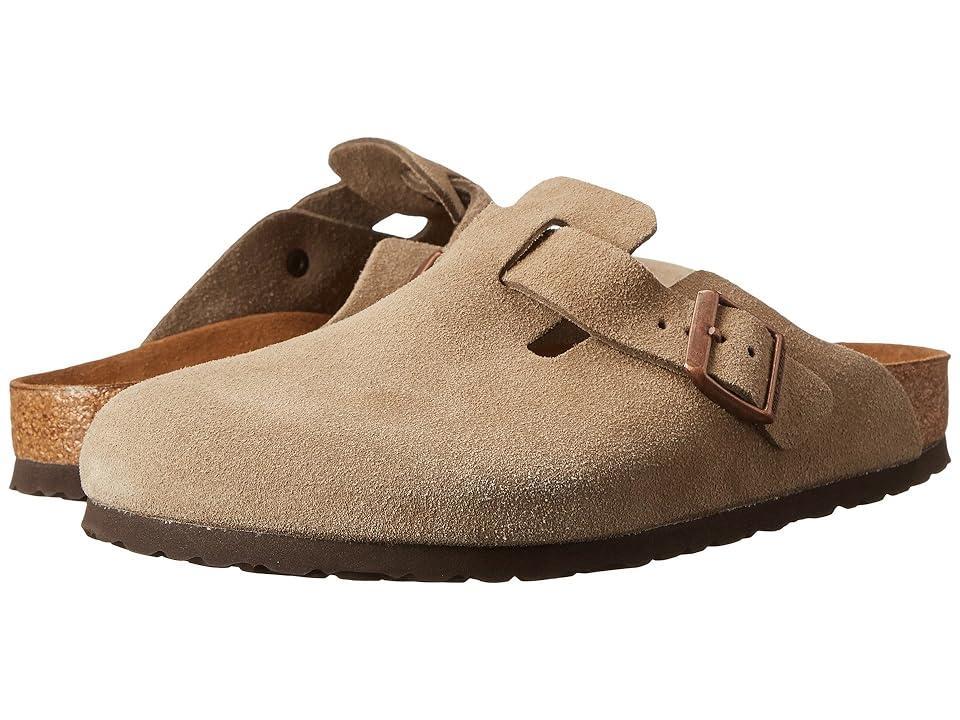 Birkenstock Mens Boston Suede Slide-On Soft Footbed Clogs Product Image
