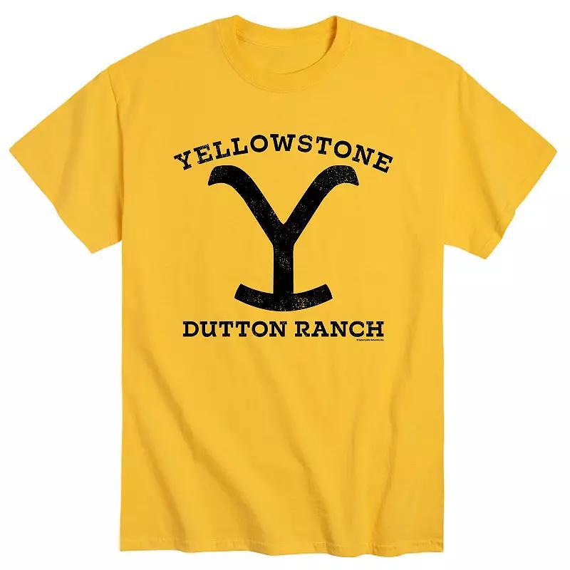 Big & Tall Yellowstone Stone Dutton Tee, Mens Product Image