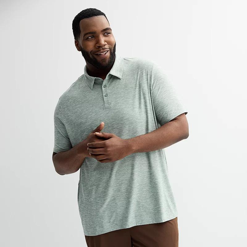 Big & Tall FLX Wander Polo, Men's, Size: 3XB, Green Grey Product Image