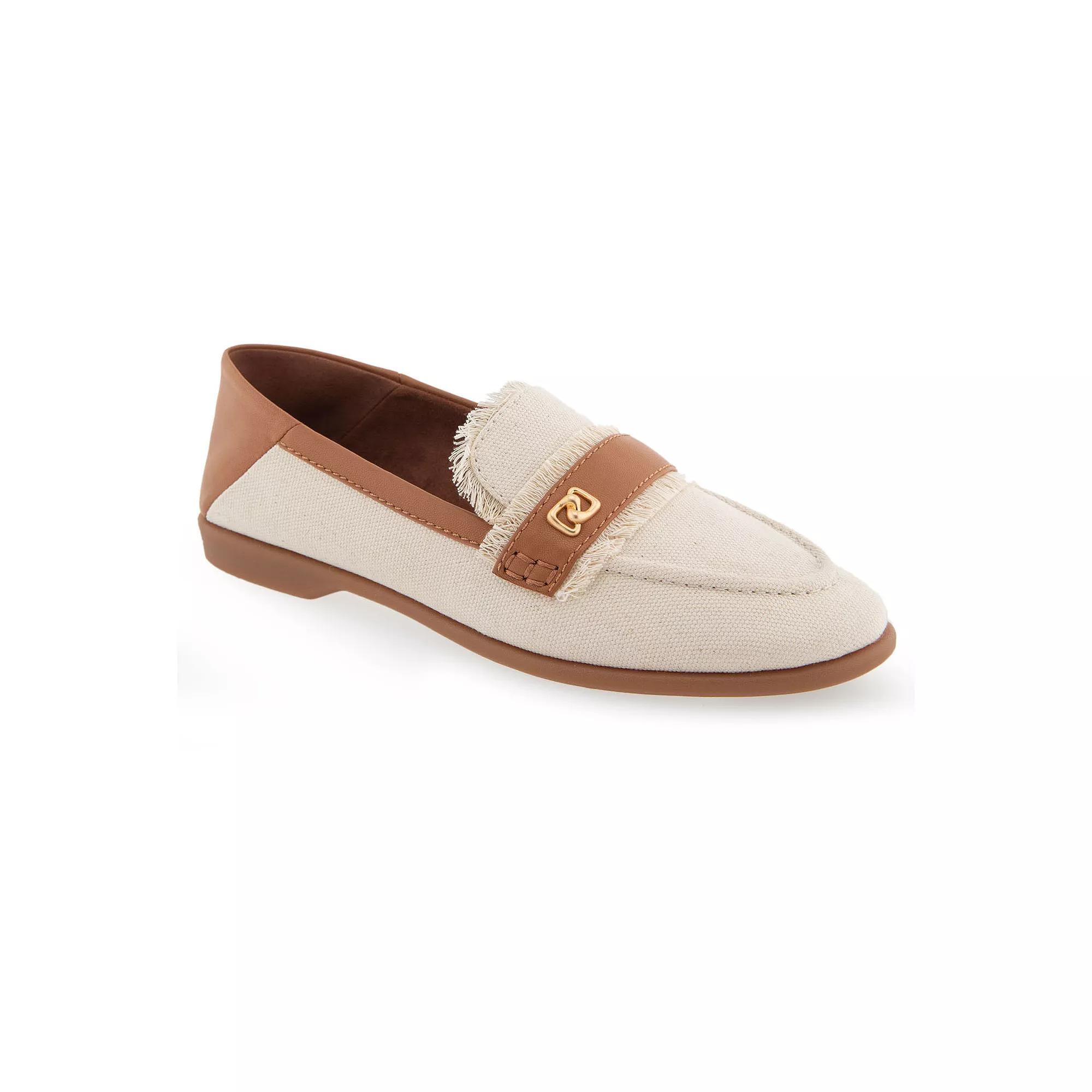 Aerosoles Brik Women's Loafers, Size: 7, Ivory Light Blue Product Image
