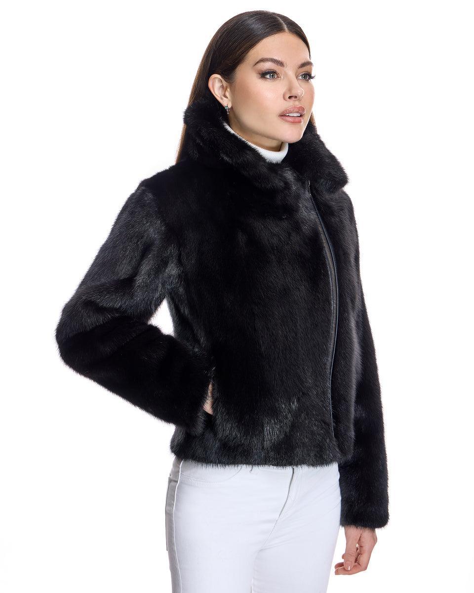 Mink Moto Jacket Product Image