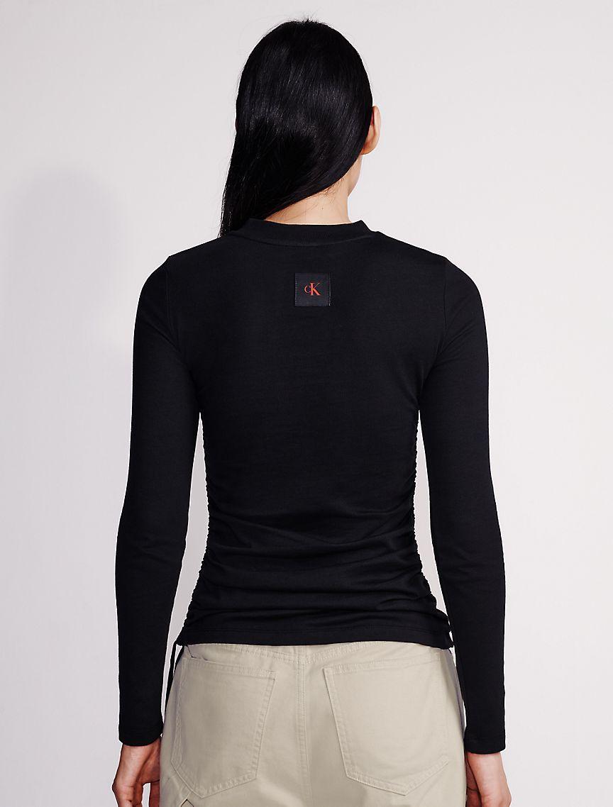 Ruched Slim T-Shirt Product Image