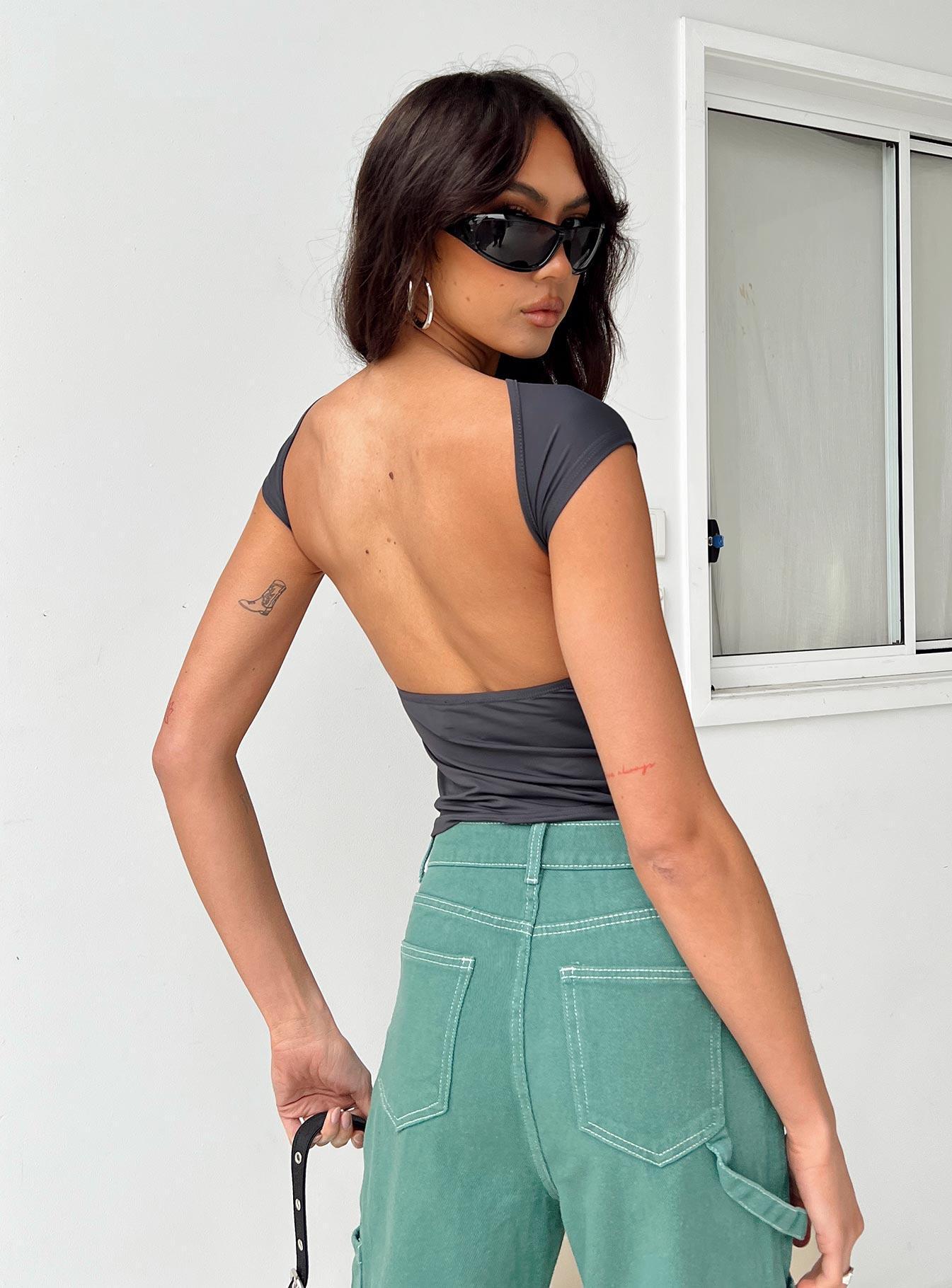 Rosalinda Top Grey Product Image