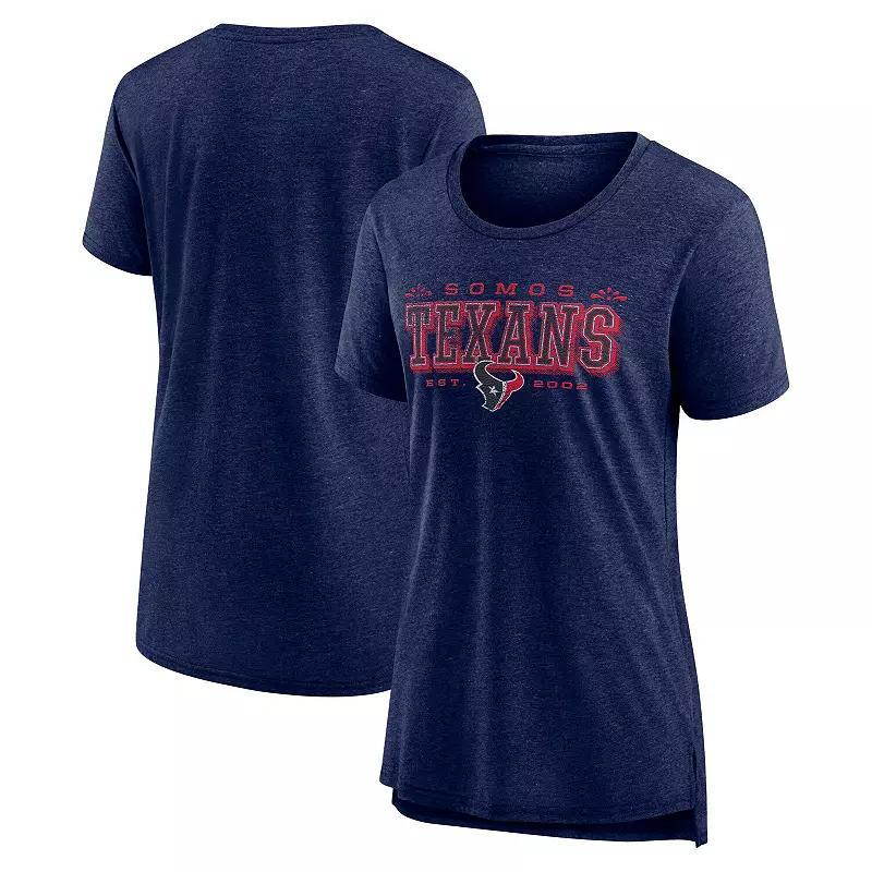Women's Nike Charcoal Las Vegas Raiders Vintage Graphic Tri-Blend Scoop Neck T-Shirt, Size: Medium, Lvr Charco Product Image