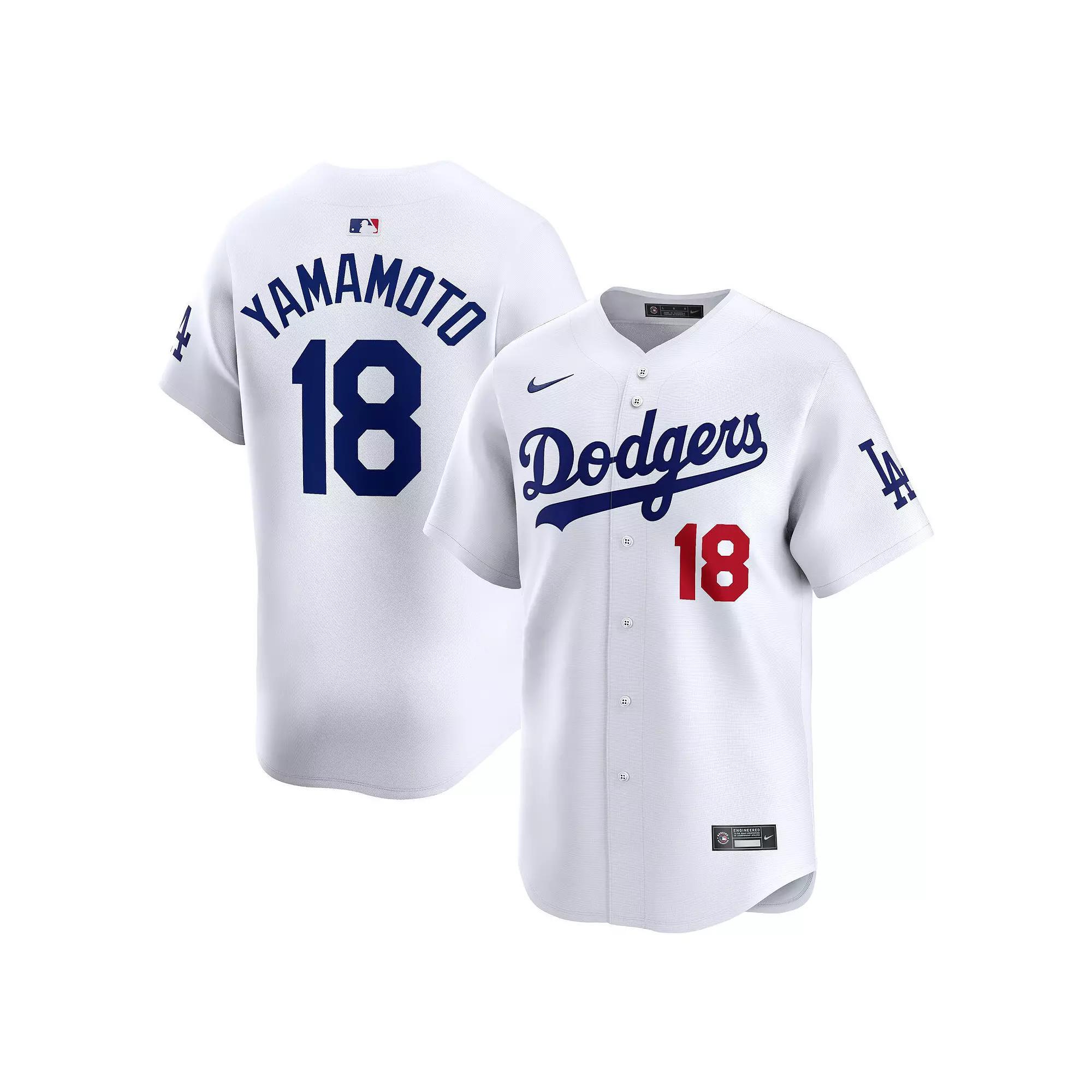 Mens Nike Yoshinobu Yamamoto Los Angeles Dodgers Home Limited Player Jersey Product Image