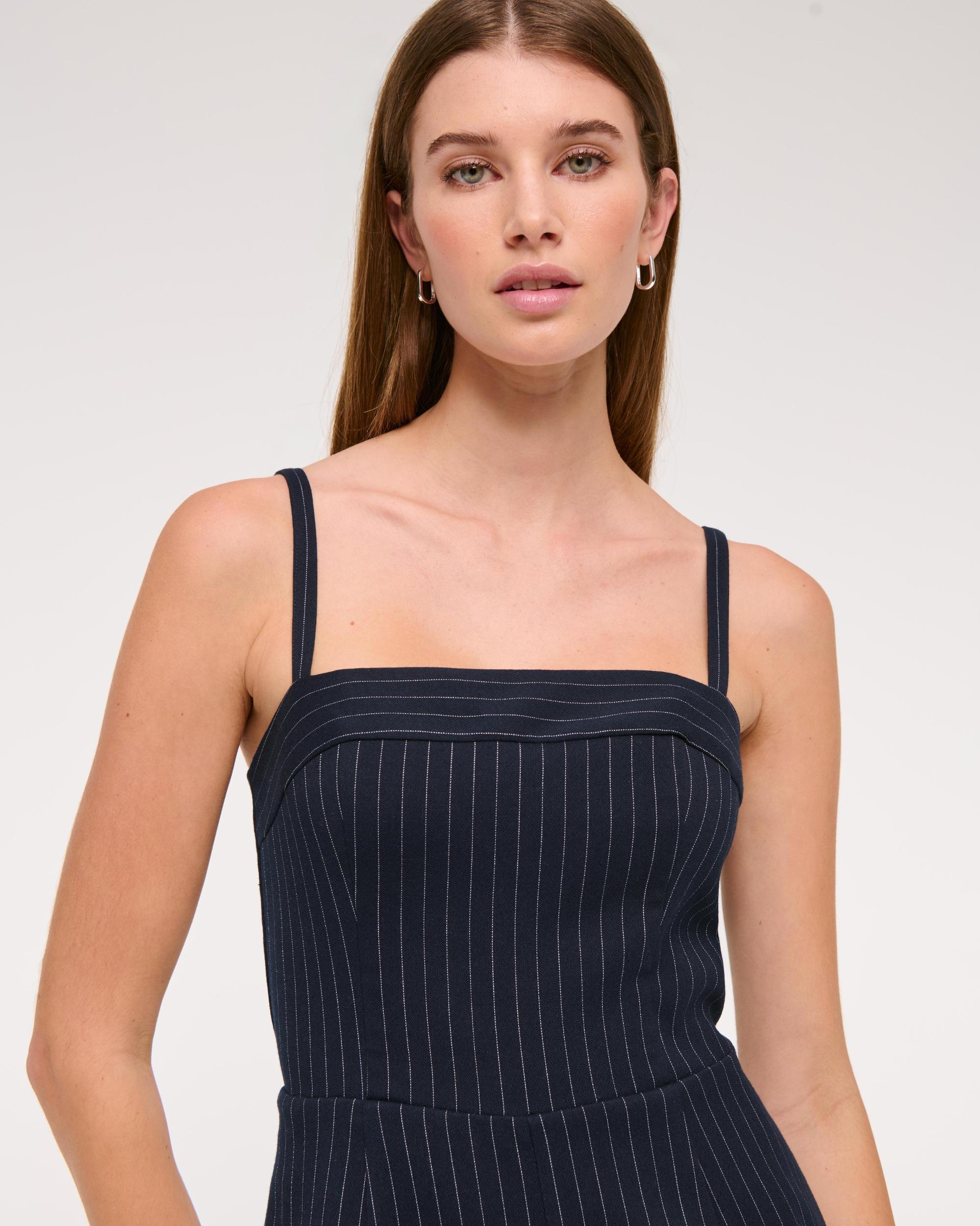 Micro Short Tailored Romper Product Image