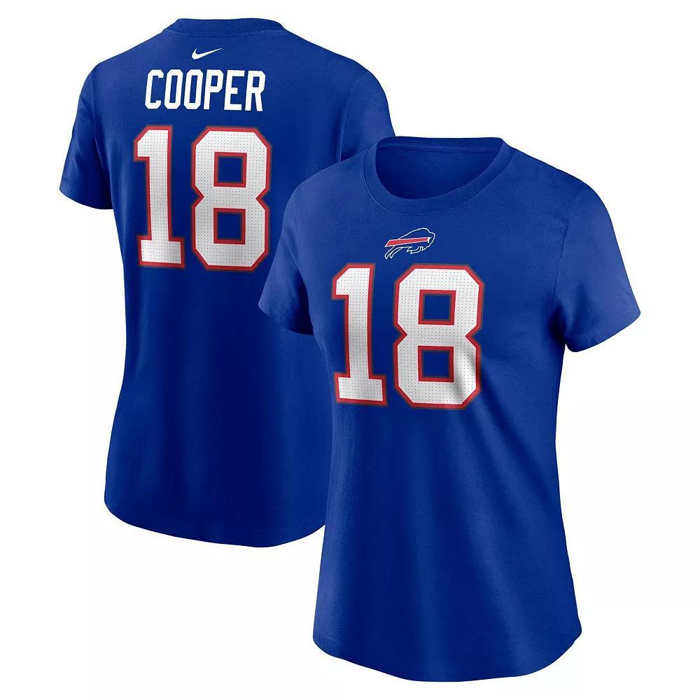 Women's Nike Amari Cooper Royal Buffalo Bills Player Name & Number T-Shirt, Size: Medium, Blue Product Image