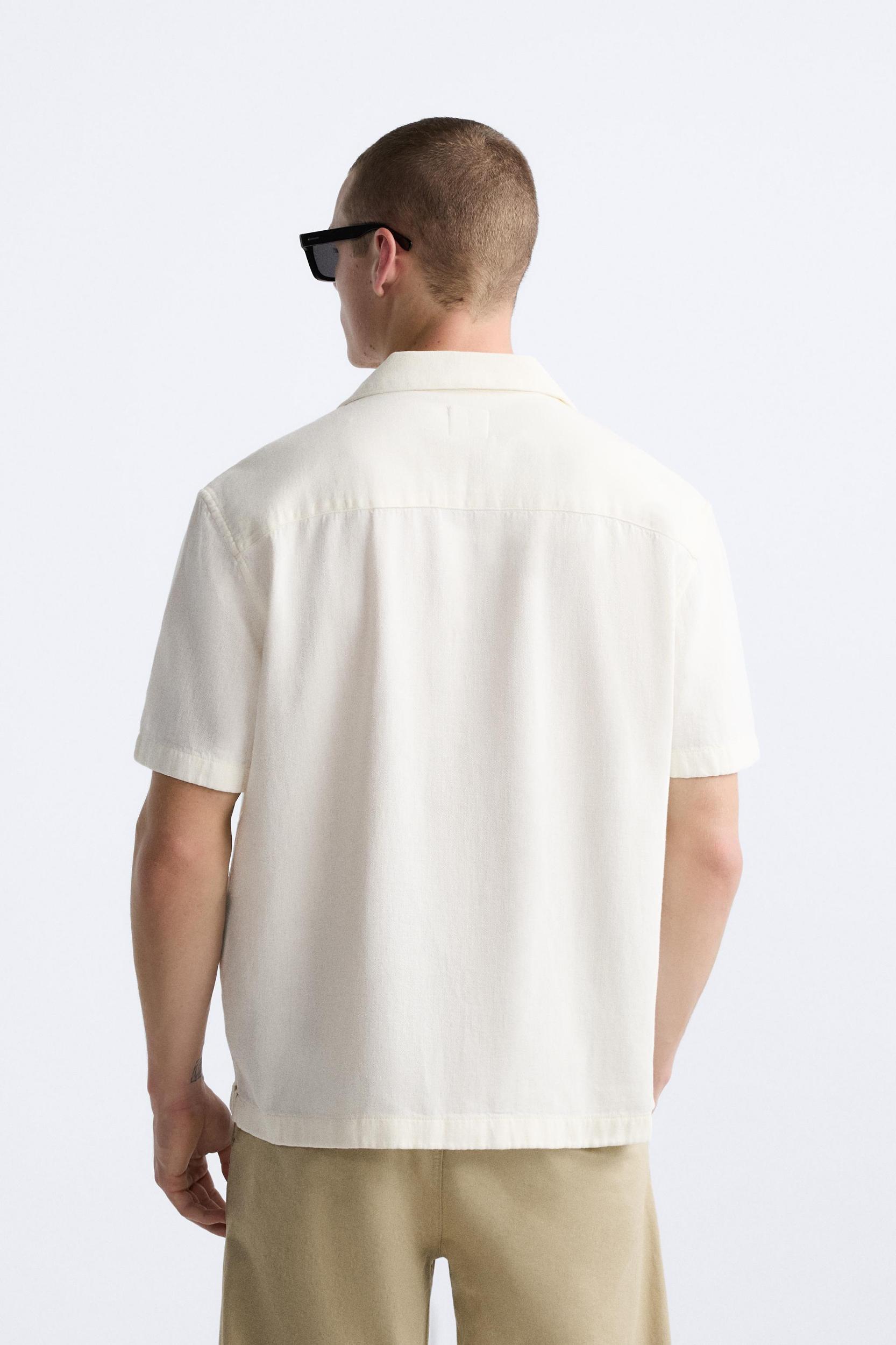 COTTON - LINEN BLEND SHIRT Product Image