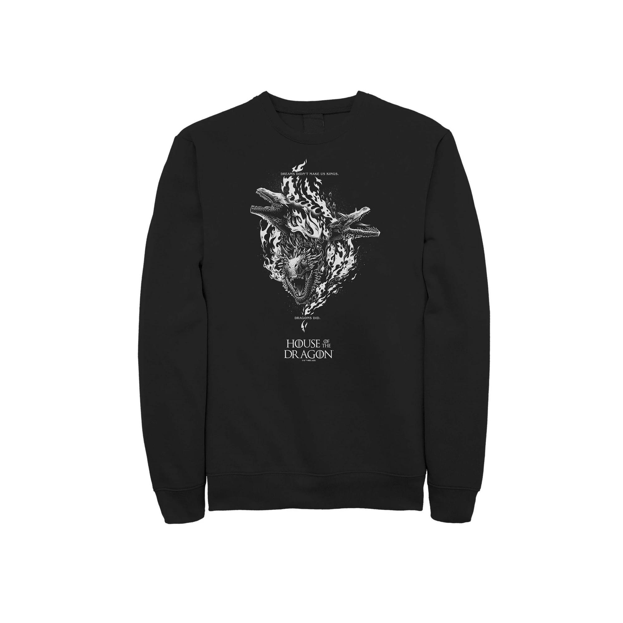 Big & Tall Tom and Jerry Pals Logo Graphic Fleece, Men's, Size: Large Tall, Black Product Image
