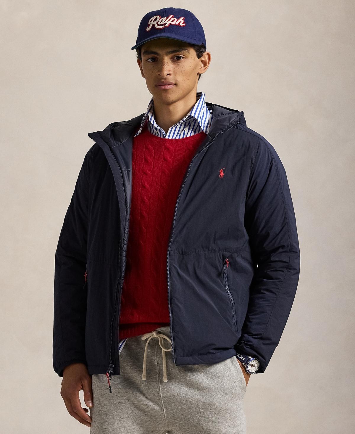 POLO RALPH LAUREN Men's Stretch Hooded Jacket In Black Product Image